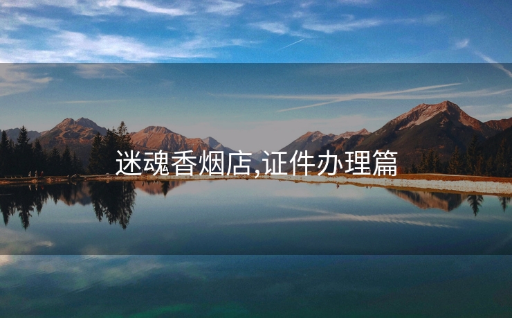 迷魂香烟店,证件办理篇