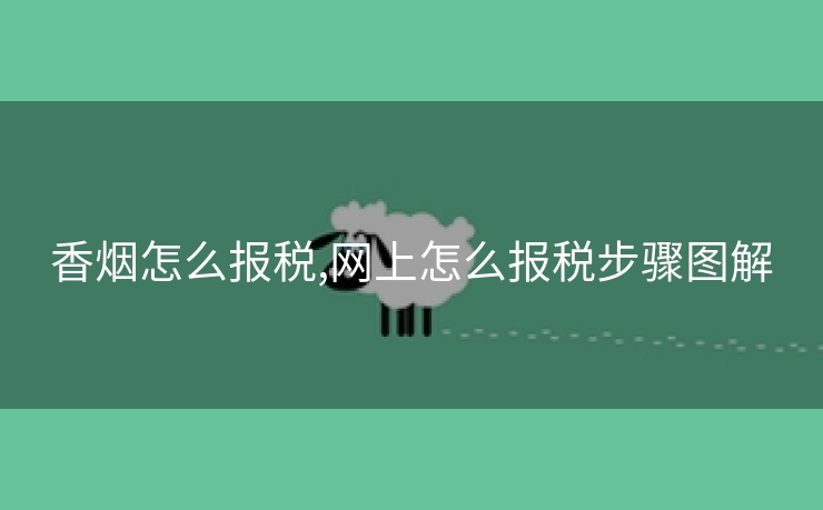 香烟怎么报税,网上怎么报税步骤图解
