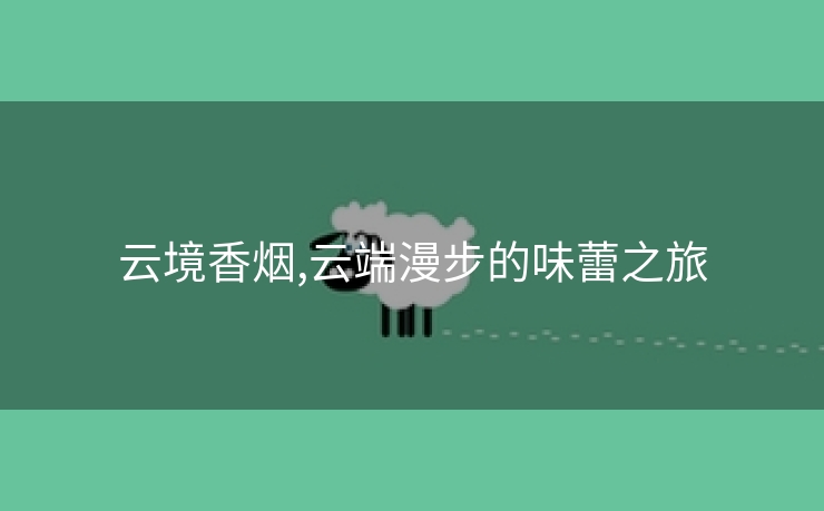云境香烟,云端漫步的味蕾之旅