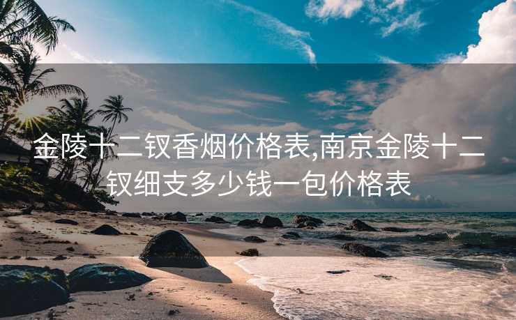 金陵十二钗香烟价格表,南京金陵十二钗细支多少钱一包价格表