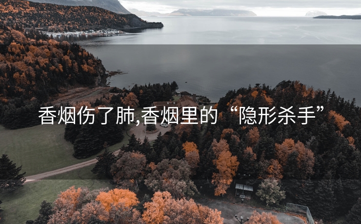 香烟伤了肺,香烟里的“隐形杀手”