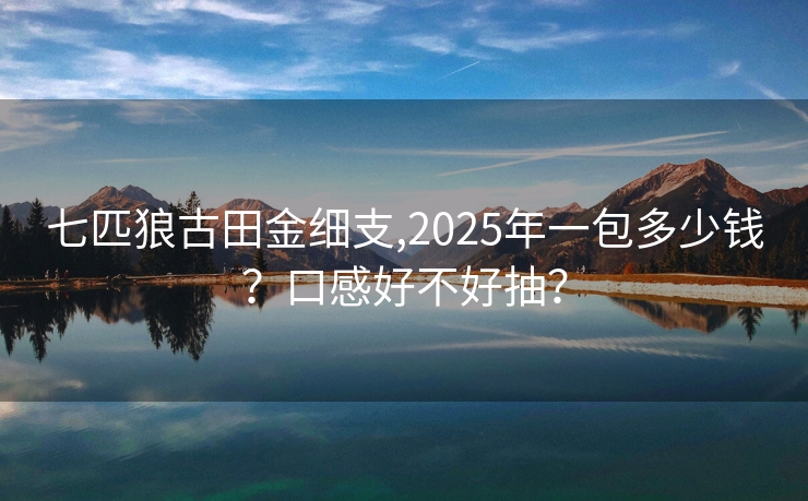 七匹狼古田金细支,2025年一包多少钱？口感好不好抽？