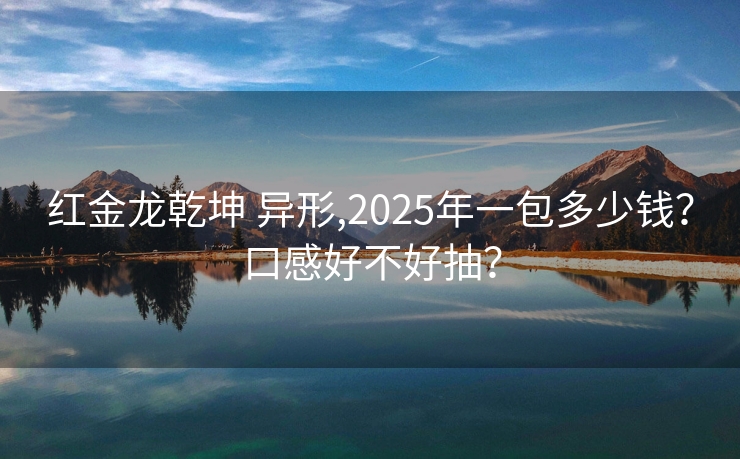红金龙乾坤 异形,2025年一包多少钱？口感好不好抽？