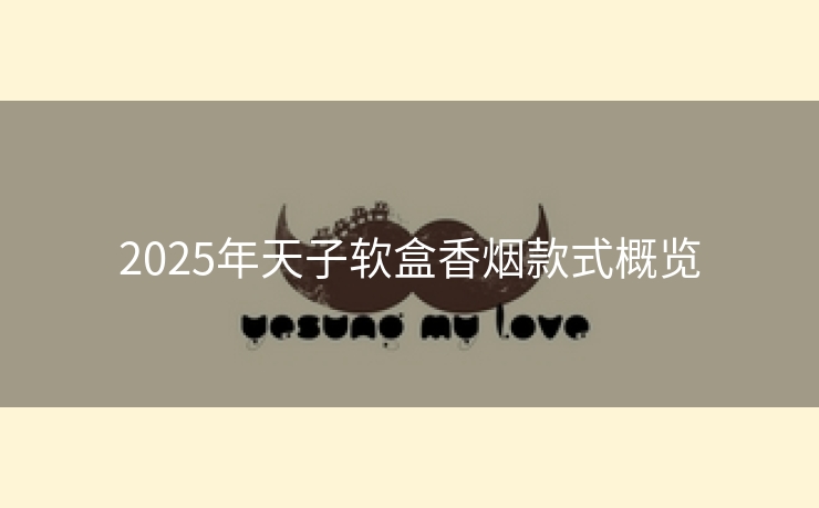 2025年天子软盒香烟款式概览