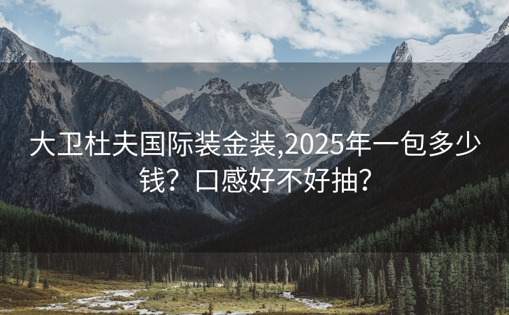 大卫杜夫国际装金装,2025年一包多少钱？口感好不好抽？