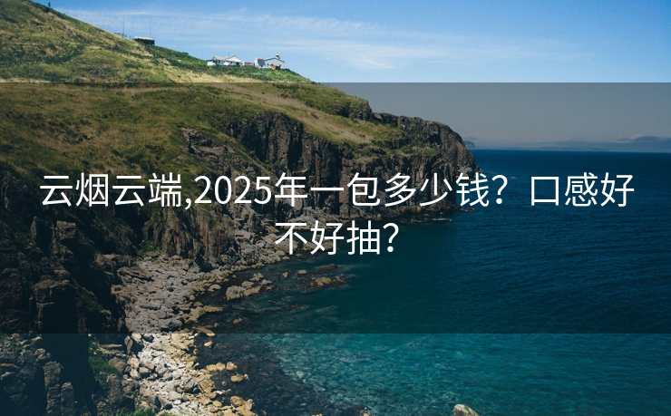 云烟云端,2025年一包多少钱？口感好不好抽？