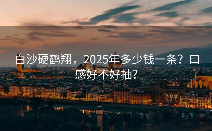 白沙硬鹤翔，2025年多少钱一条？口感好不好抽？