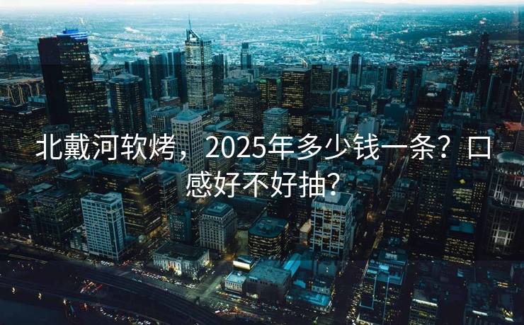 北戴河软烤，2025年多少钱一条？口感好不好抽？