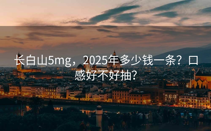 长白山5mg，2025年多少钱一条？口感好不好抽？
