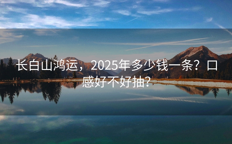 长白山鸿运，2025年多少钱一条？口感好不好抽？