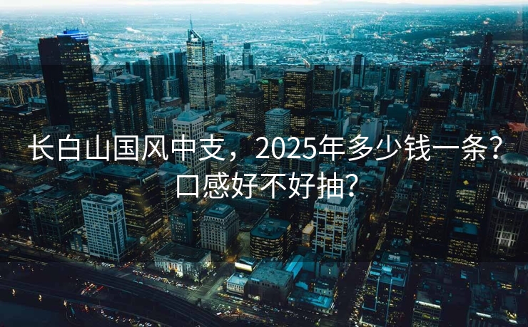 长白山国风中支，2025年多少钱一条？口感好不好抽？
