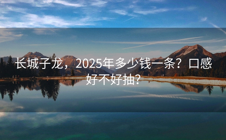 长城子龙，2025年多少钱一条？口感好不好抽？