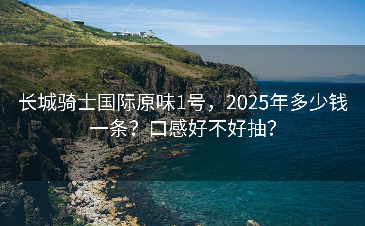 长城骑士国际原味1号，2025年多少钱一条？口感好不好抽？