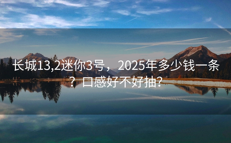 长城13,2迷你3号，2025年多少钱一条？口感好不好抽？