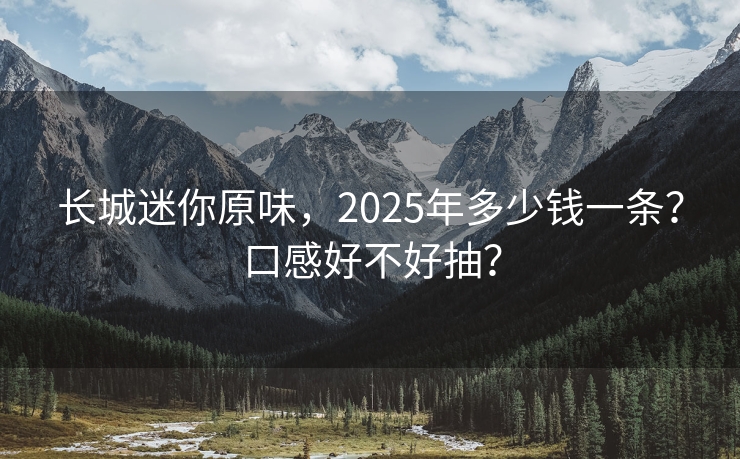 长城迷你原味，2025年多少钱一条？口感好不好抽？