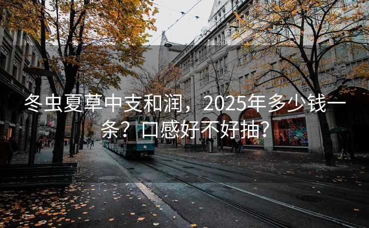 冬虫夏草中支和润，2025年多少钱一条？口感好不好抽？