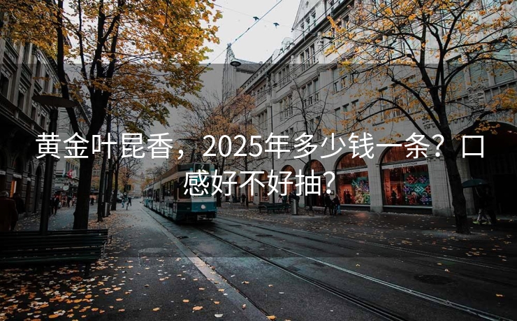 黄金叶昆香，2025年多少钱一条？口感好不好抽？