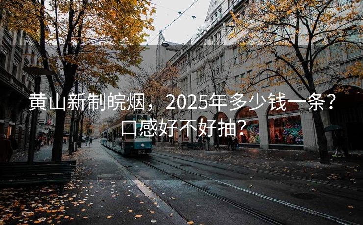 黄山新制皖烟，2025年多少钱一条？口感好不好抽？