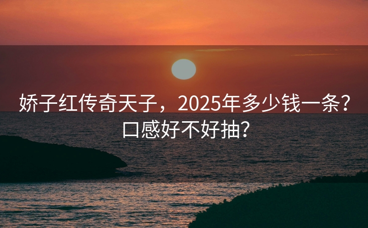 娇子红传奇天子，2025年多少钱一条？口感好不好抽？