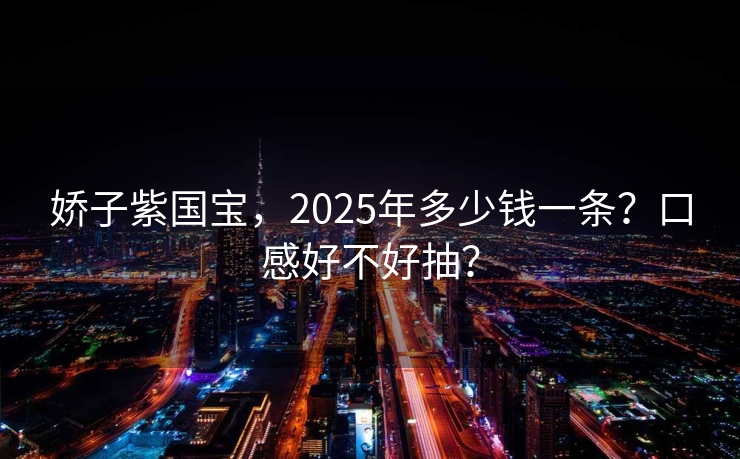 娇子紫国宝，2025年多少钱一条？口感好不好抽？