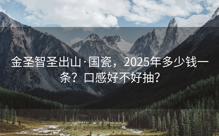 金圣智圣出山·国瓷，2025年多少钱一条？口感好不好抽？